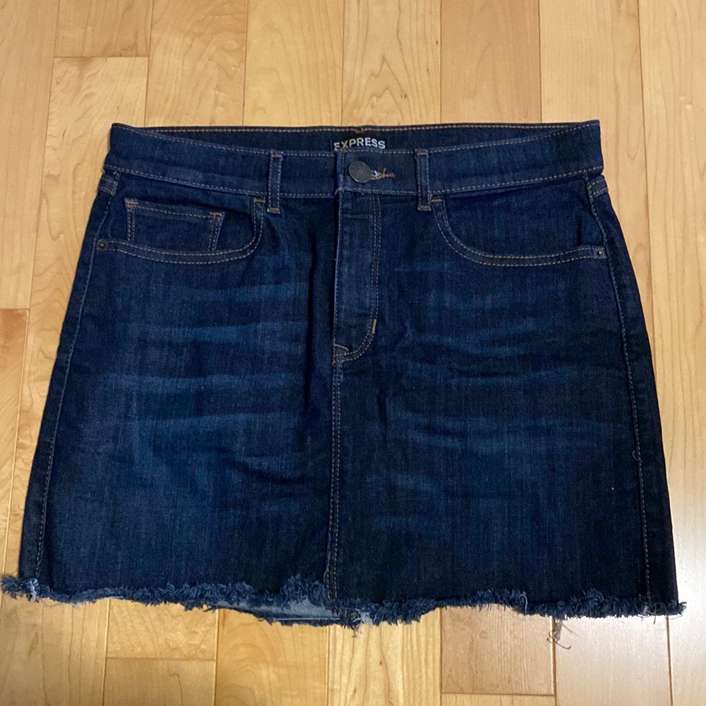 Express Denim Mini-Skirt